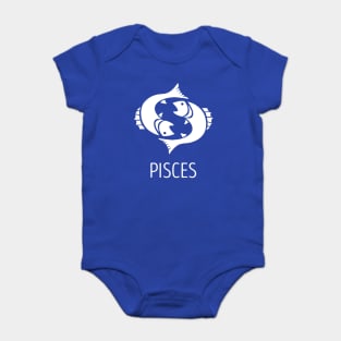 Astrological Zodiac Tee Shirts - Pisces the Fish Baby Bodysuit